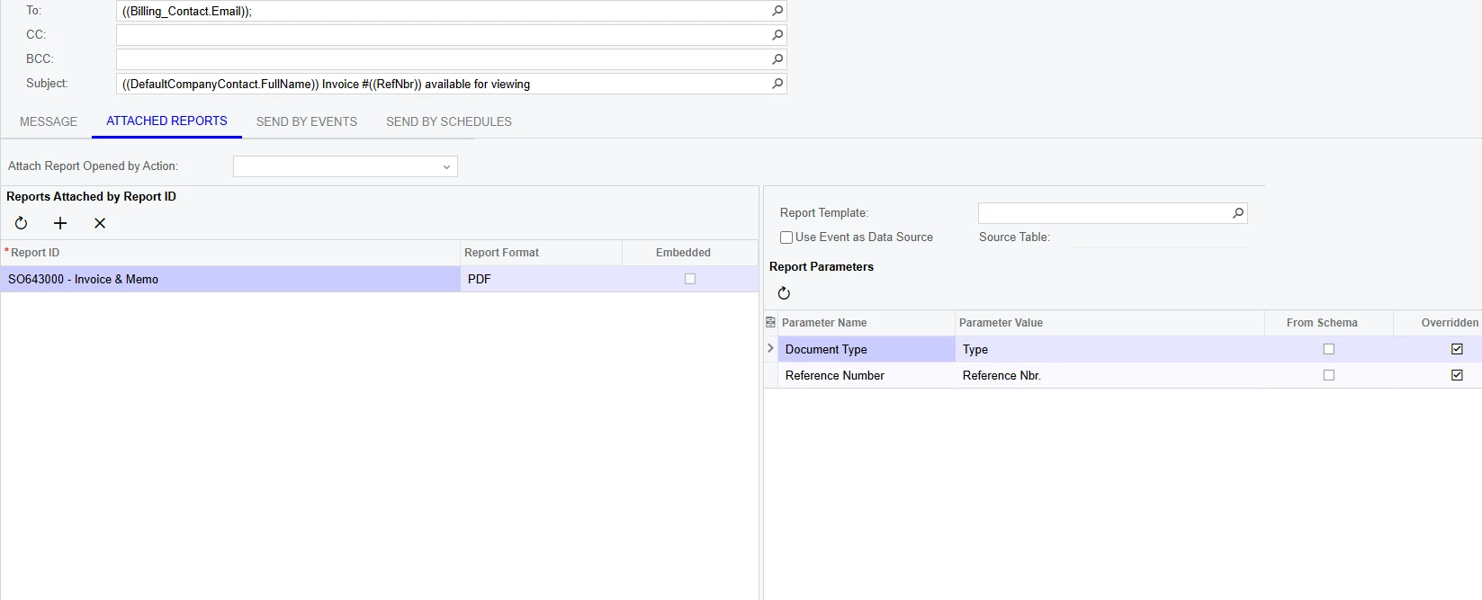 Invoice File Name Different if sent through email template vs Exporting ...
