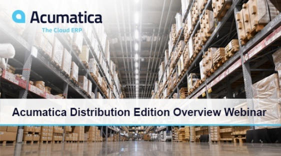 Acumatica Distribution Overview Webinar - Free - on St ...