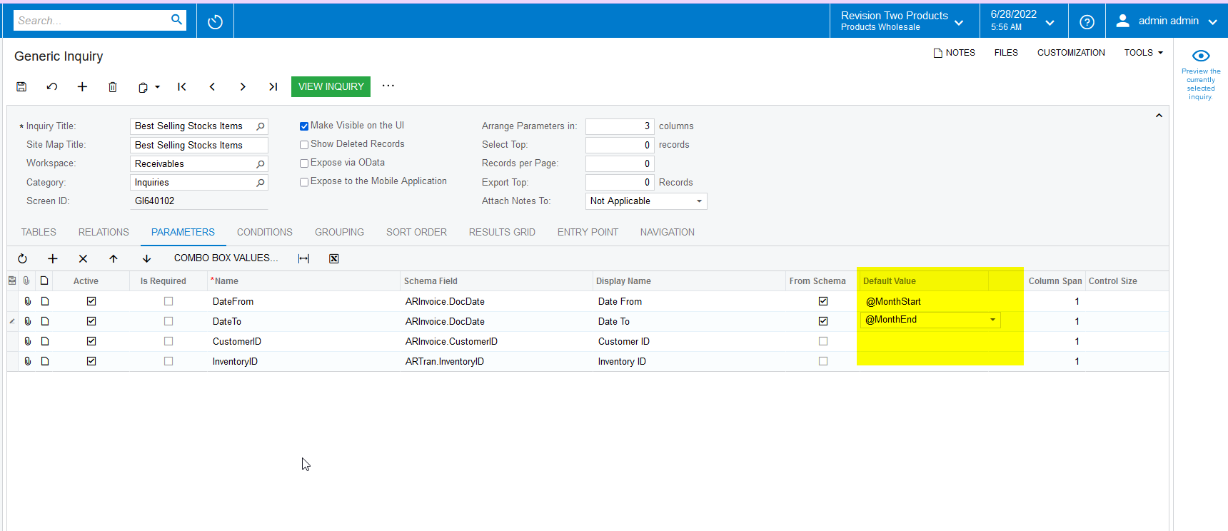 edit-generic-inquiry-to-include-a-default-date-range-of-mtd-community