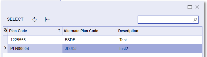 Field on custom table not searchable in selector lookup but the