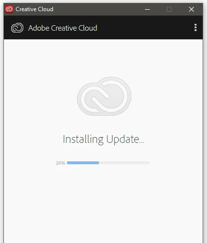 Creative Cloud installing update is stuck | Community