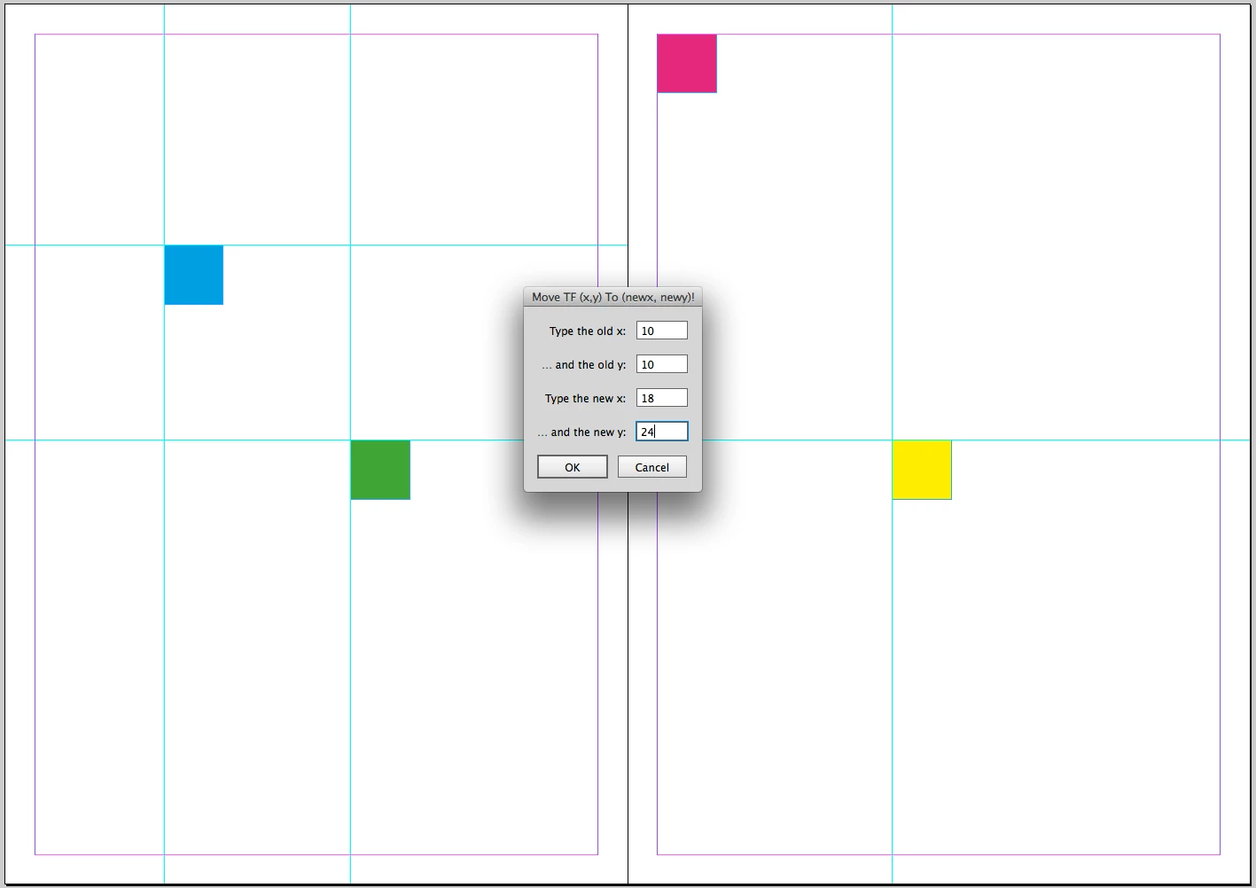 Indesign script to change the x and y coordinates of page items | Community