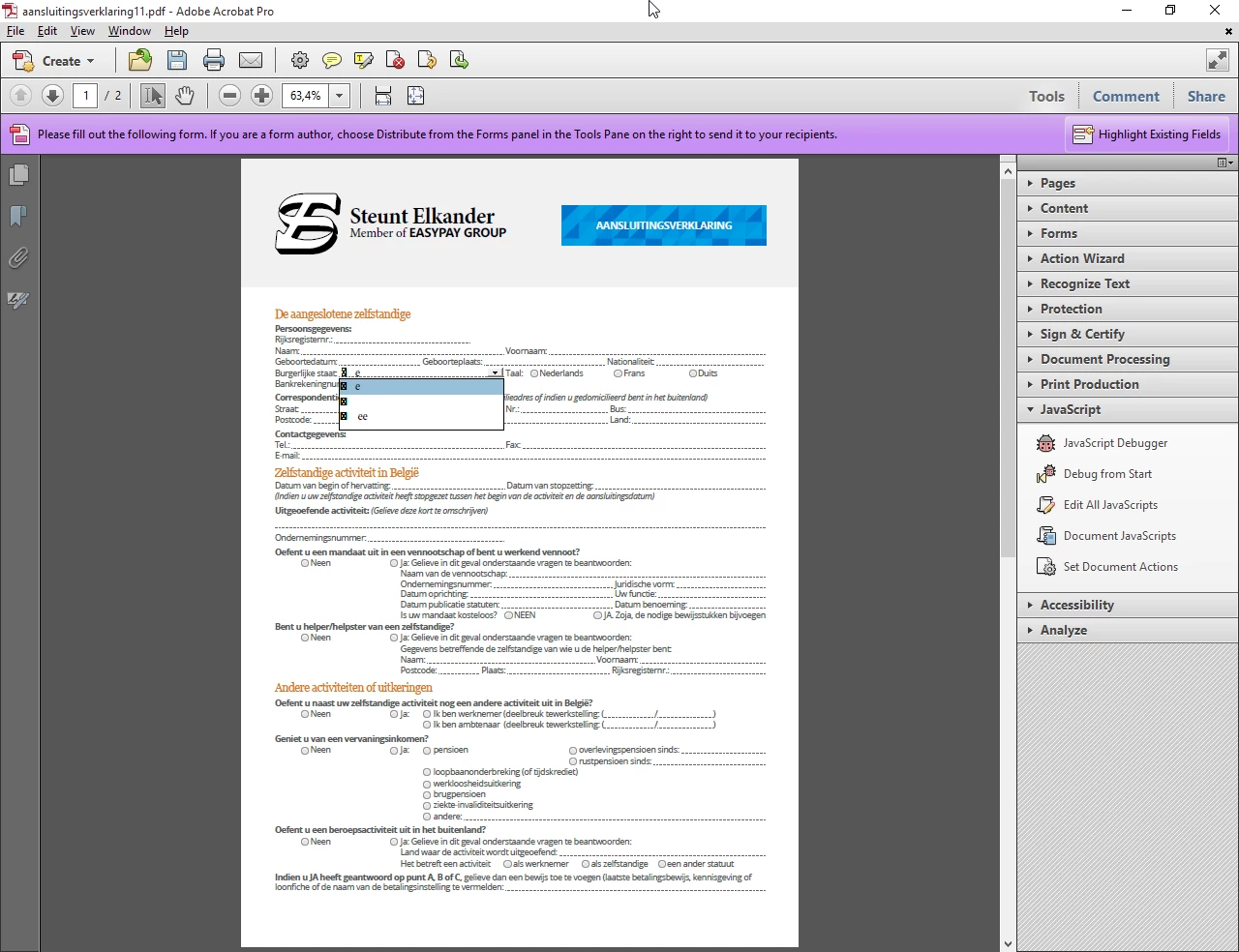 Javascript setItems() for combobox creates character set problem ...