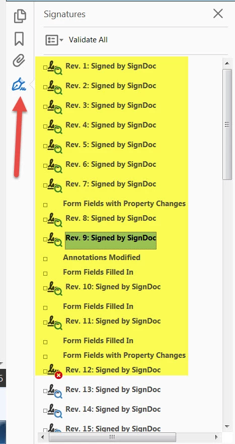 Stop versioning of digitally signed PDF | Community