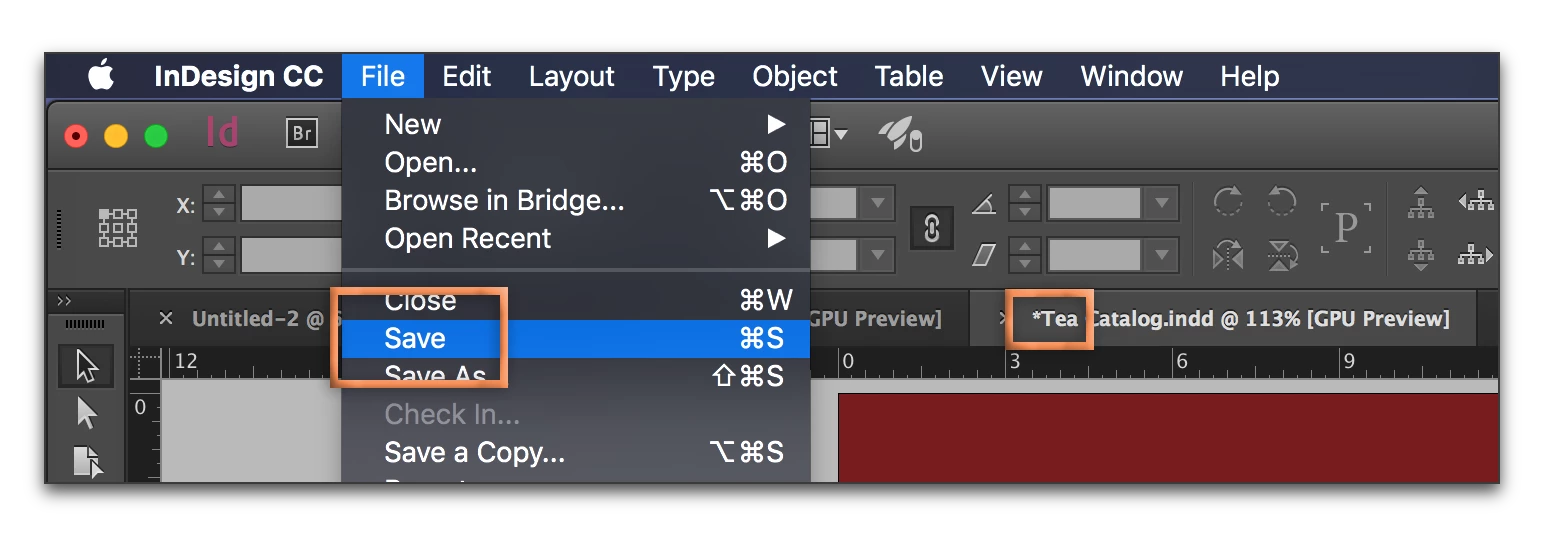 InDesign 