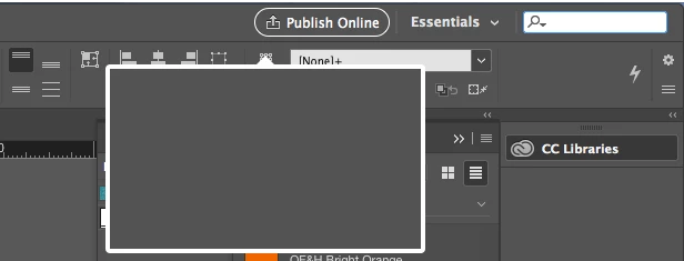 Annoying Floating box in InDesign (LOCKED—Duplicate Post) | Community