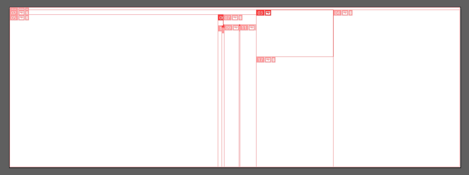 Panel Red Printable Artboard with multiple red panels | Community