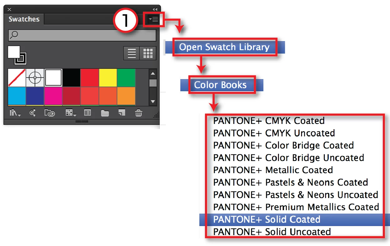 Where is the Matte PMS Color Library? | Community