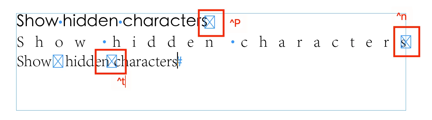 Hidden characters show missing fonts | Community