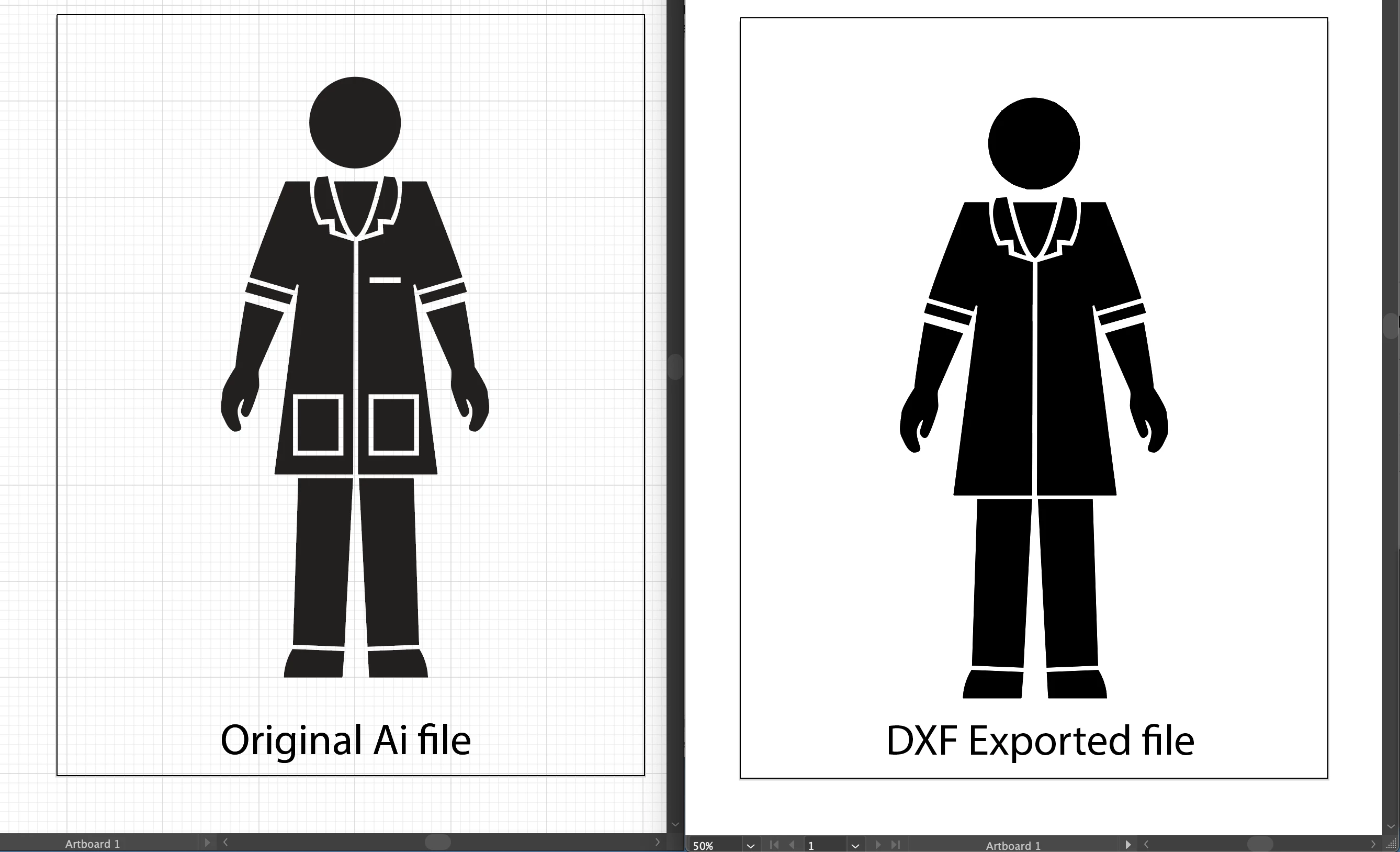Compound Path does not work properly when exporting as DXF file | Community