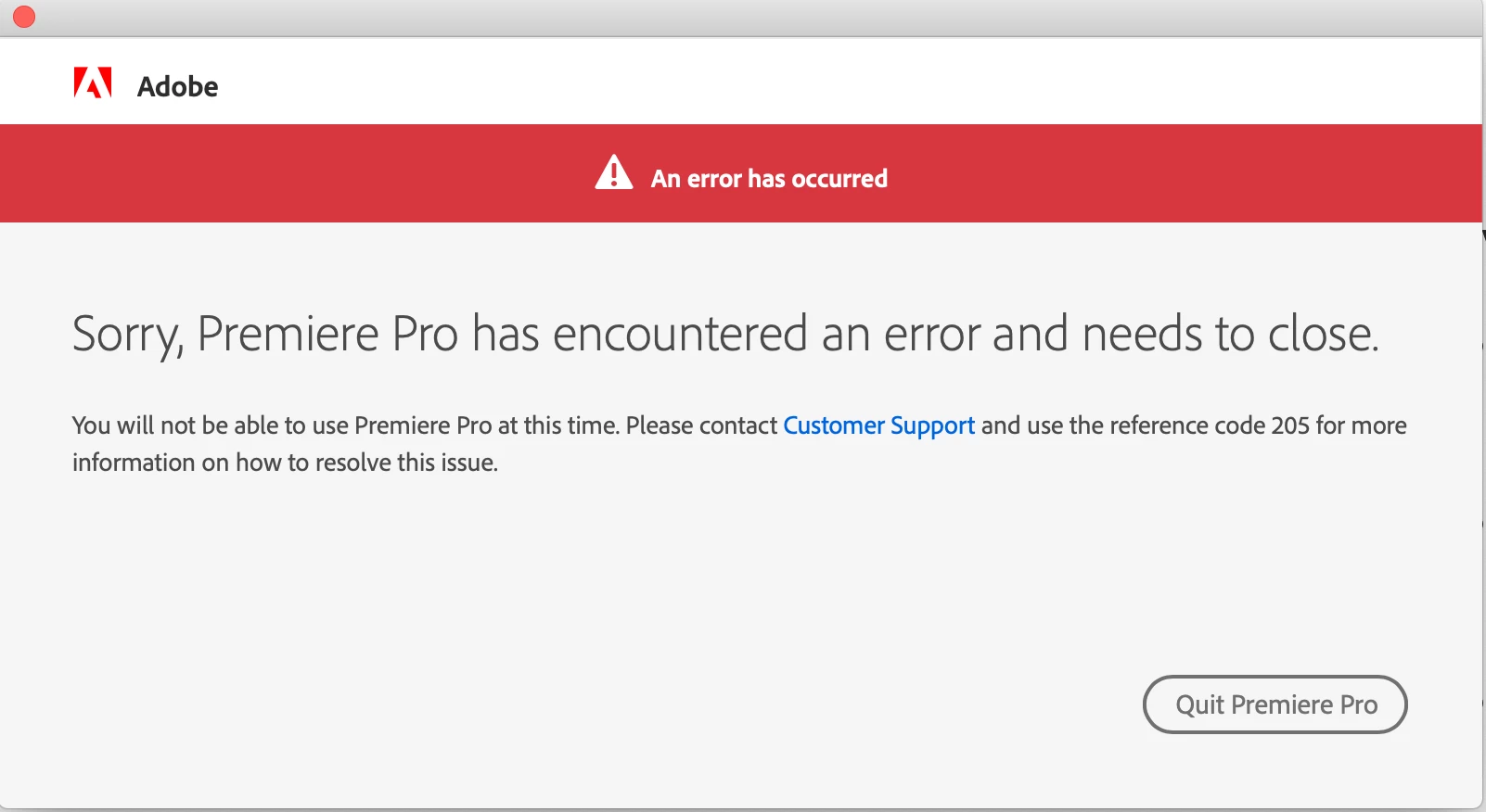 Unable to open Premiere Pro after updating to macOS Catalina | Community