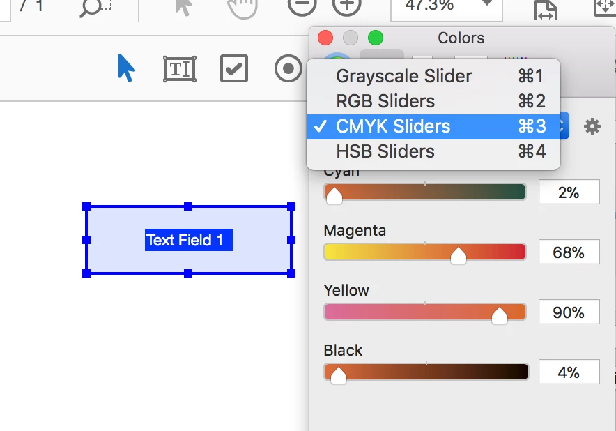 Adobe Acrobat - convert editable text to cmyk | Community