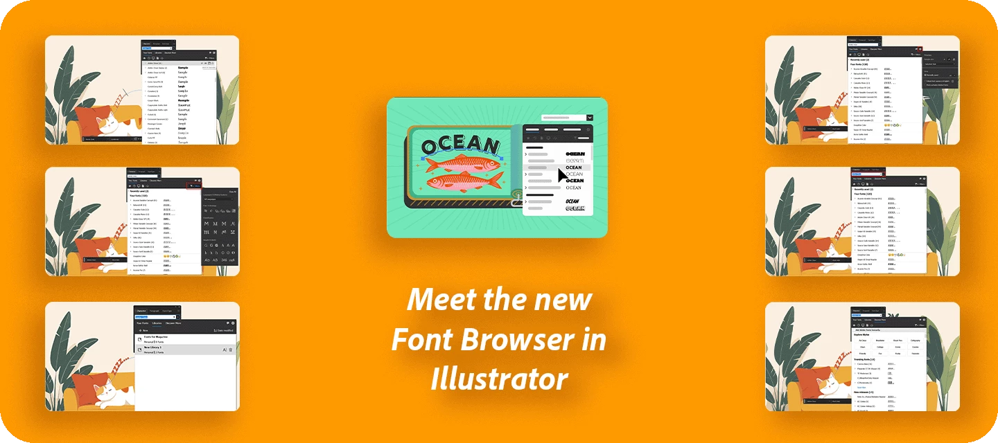 Meet the New Font Browser in Illustrator 2026 | Community