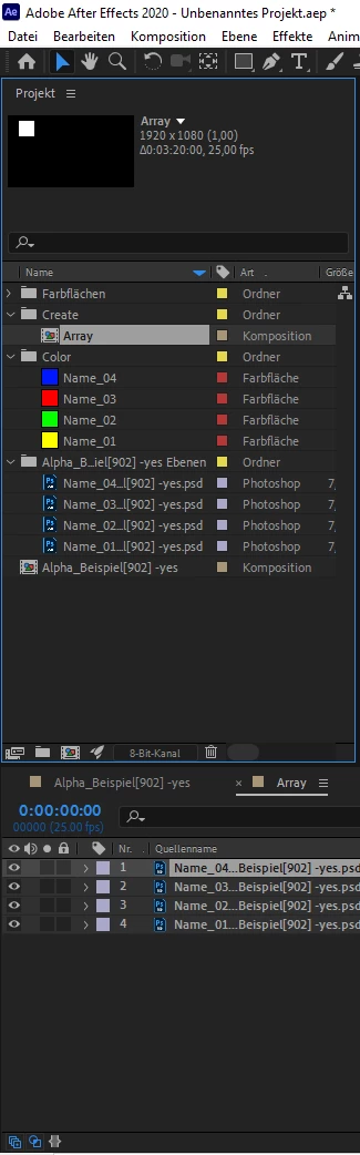 Target items of Folder in After Effects via Script | Community