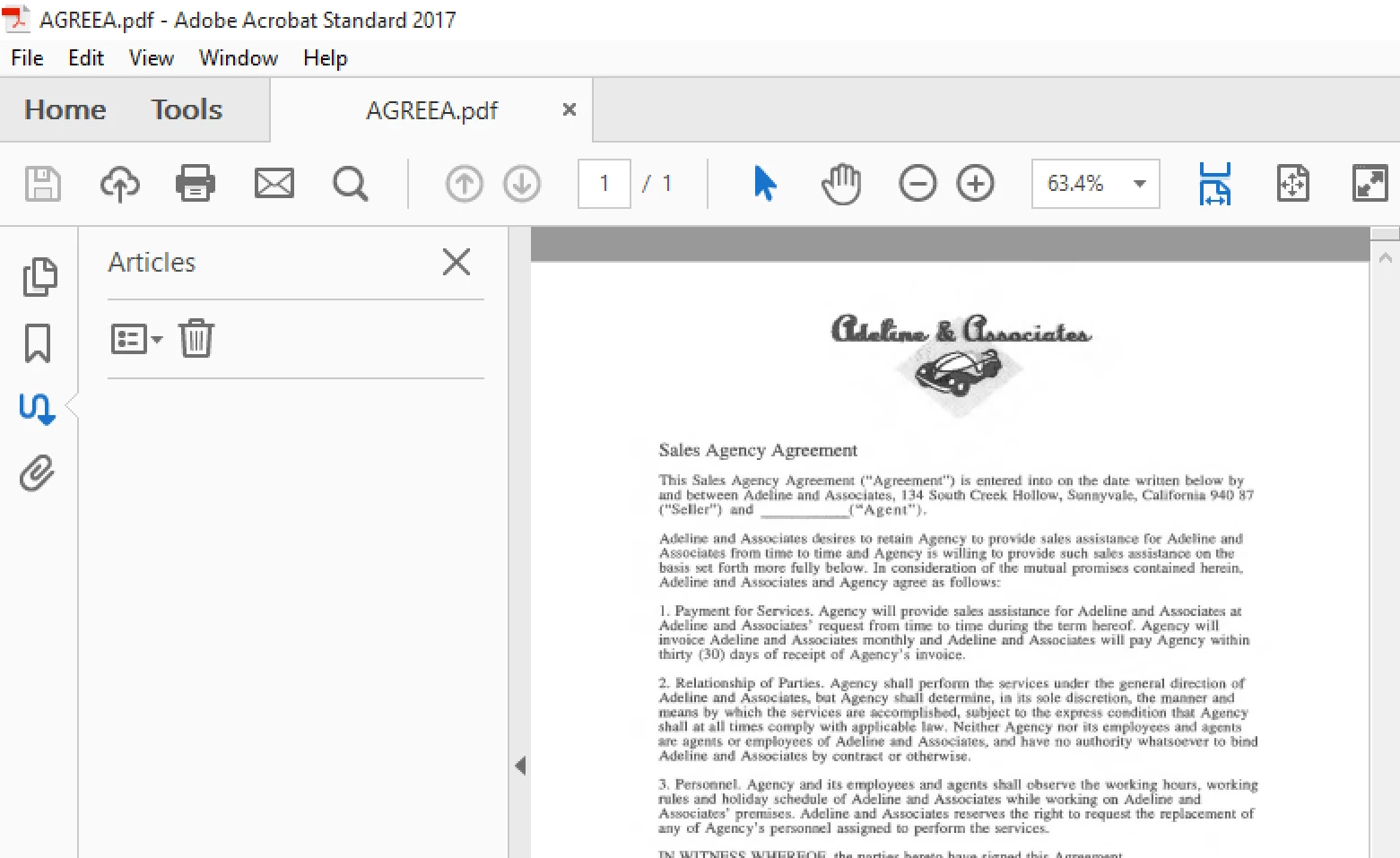 Define Article tool missing in Acrobat Standard 2017 | Community