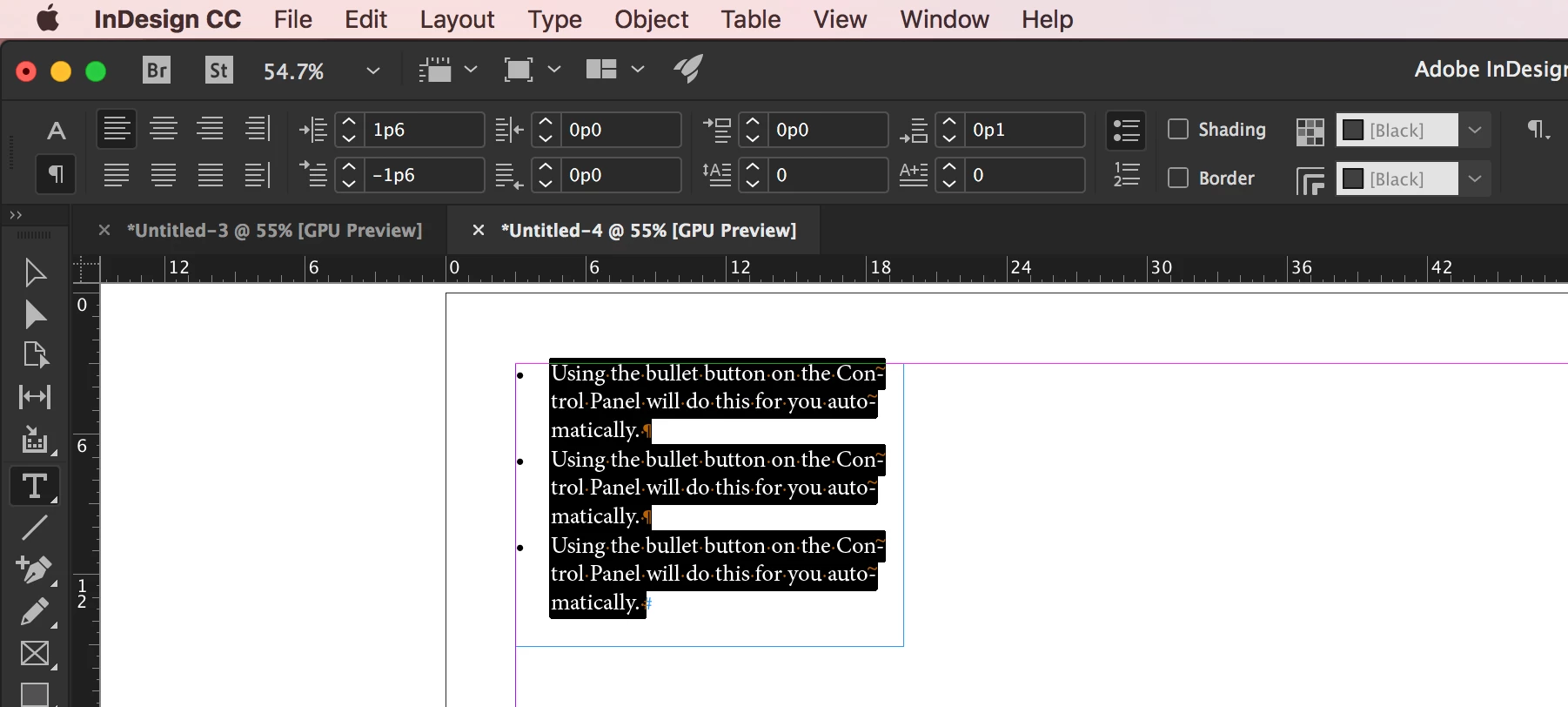 Align text with bullet points | Community