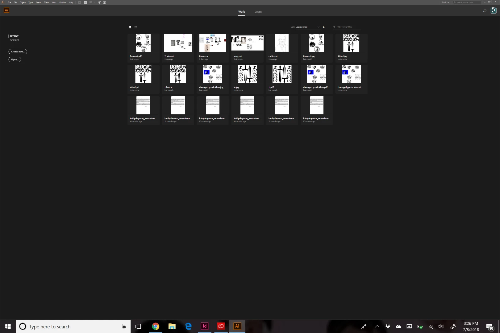 Adobe illustrator and indesign are tiny | Community