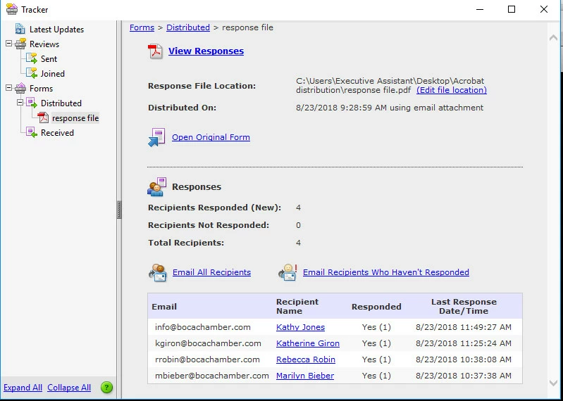 pdf responses tracked, but response file is Blank / black | Community