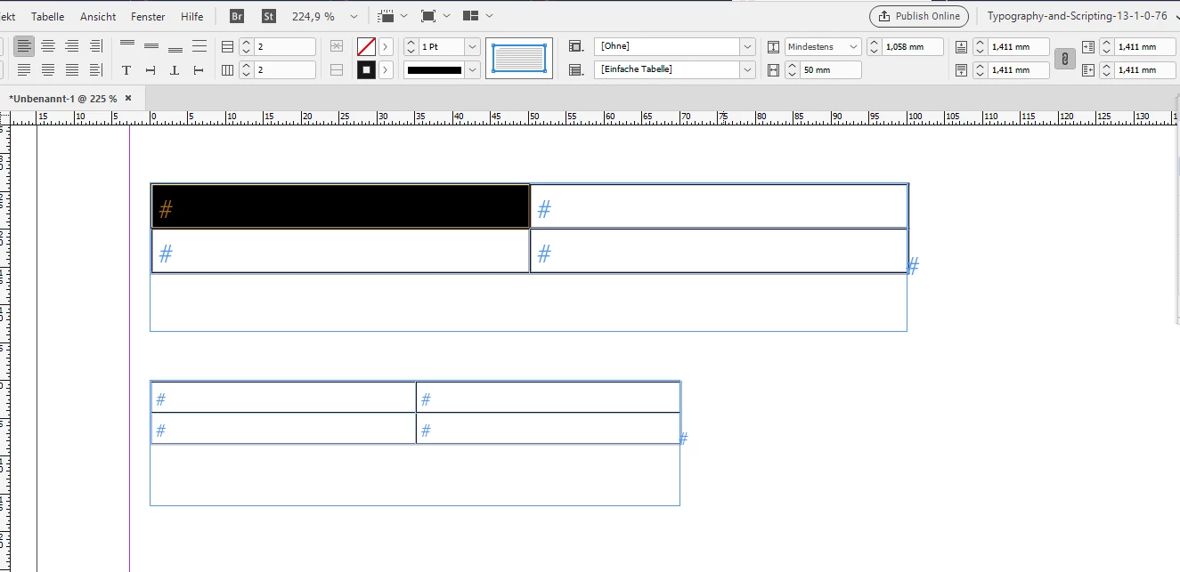 Table column dimensions showing incorrectly | Community