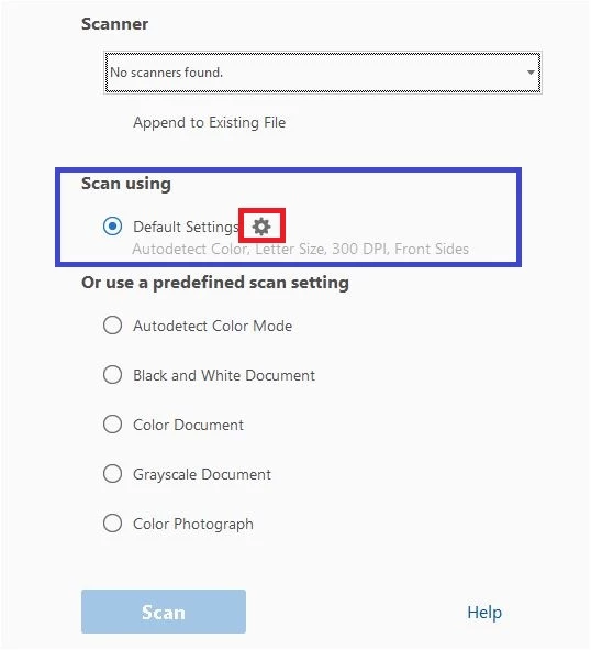 Scanning Software by Canon does not appear under PDF Create | Community