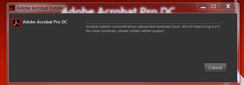 Adobe Acrobat Pro DC not downloading | Community