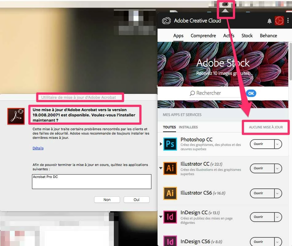 Creative Cloud update vs Acrobat update | Community