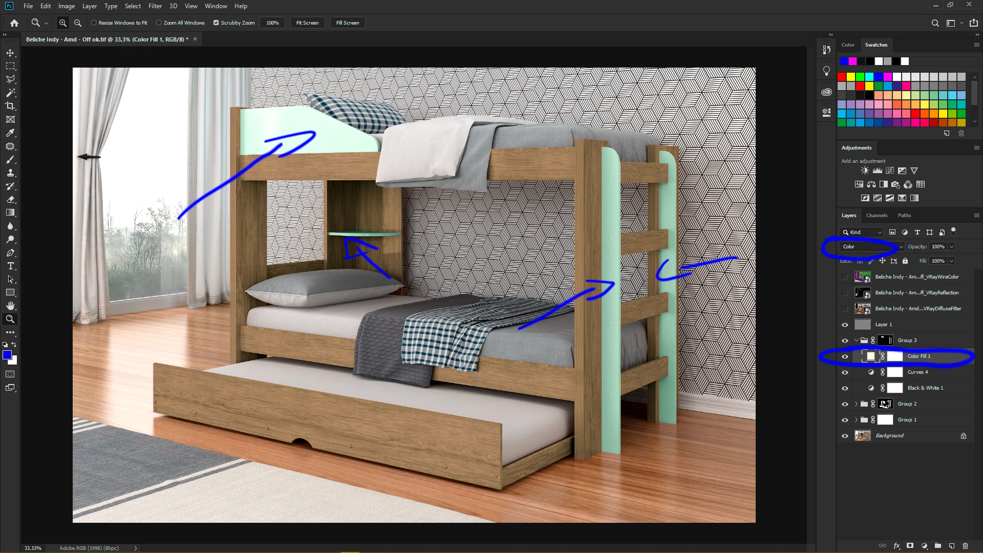 Photoshop 2019 [Color issues using Color Fill Layer] | Community