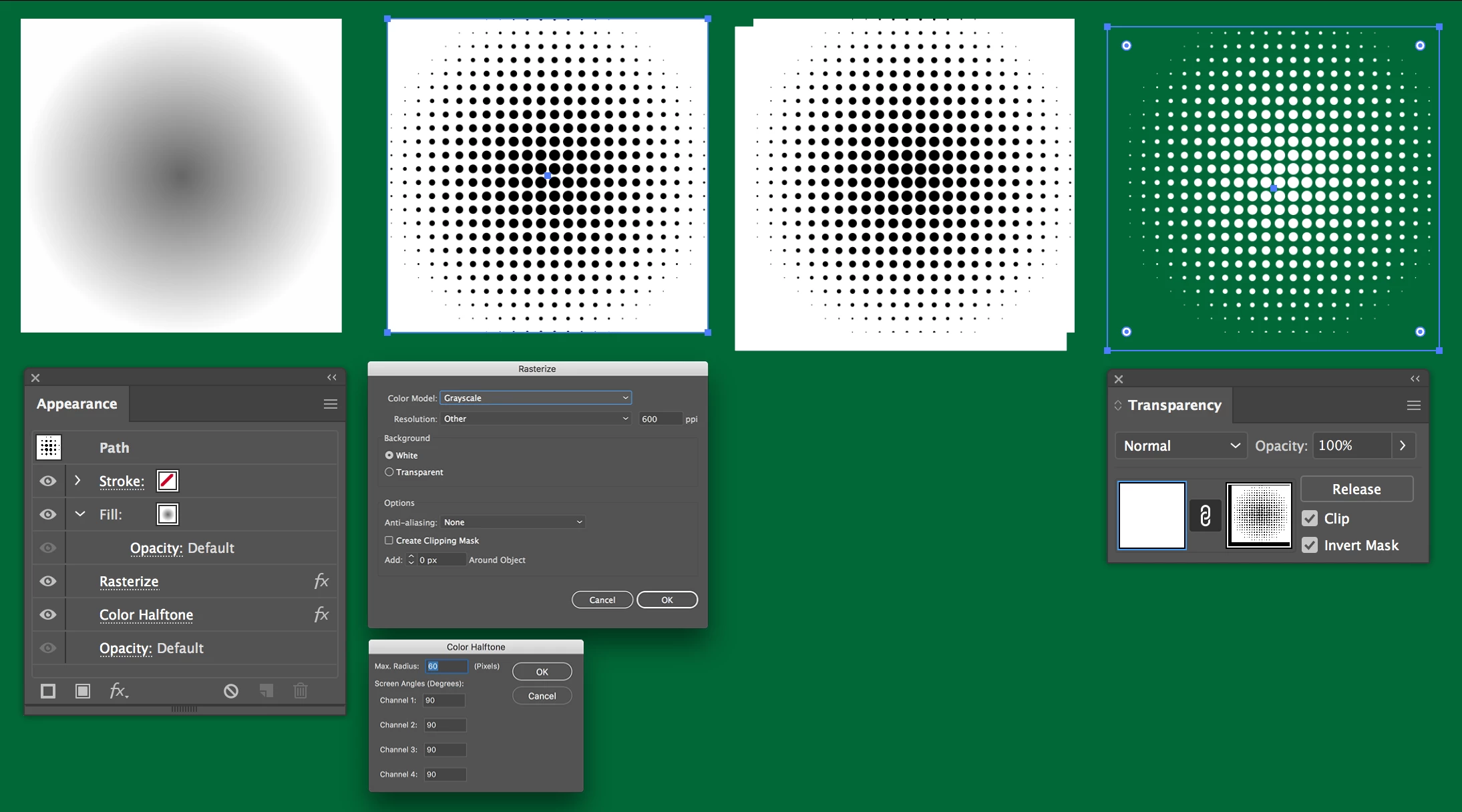 White halftone doesn't work | Community
