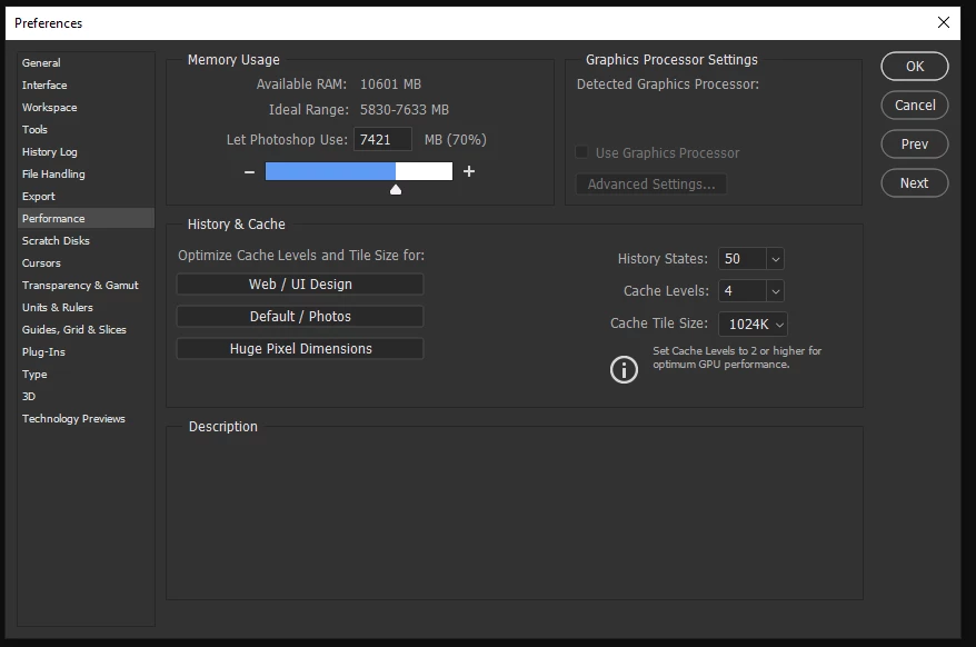 Use Graphics Processor is Grey out. | Community