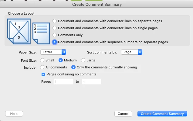 Make Comment Creating a comment summary with just my comments | Community