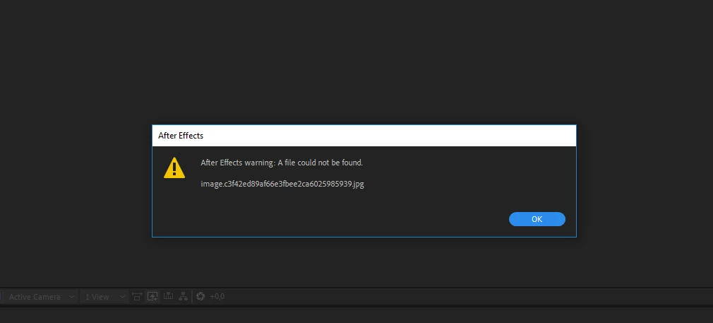 warning a file could not be found | Community