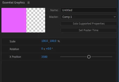 Edit Range not showing up in Essential Graphics panel | Community