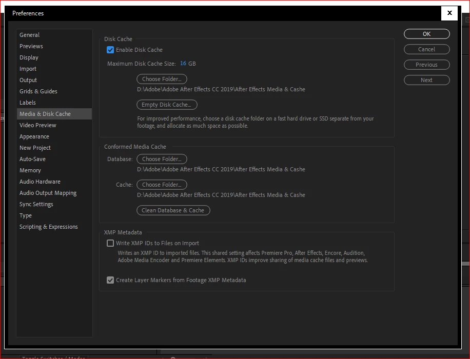 I can't open, create or save a file (windows 10) (After Effects 16.0.1 ...