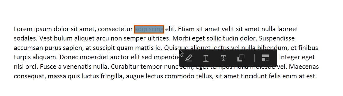 Text Edit Toolbar Popup | Community