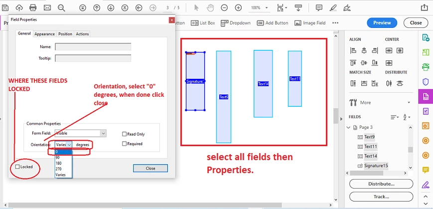 Adobe DC 2017 - Fill&Sign and Page rotation | Community
