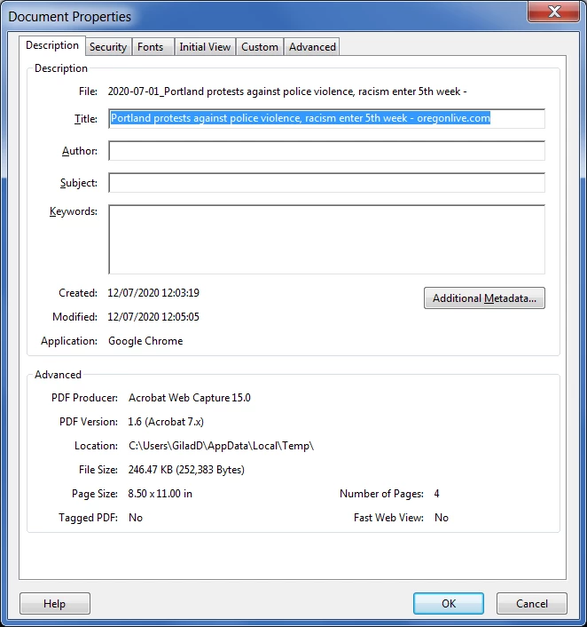 Advanced Search - Bookmarks - PDF's produced from Web Pages with Adobe ...