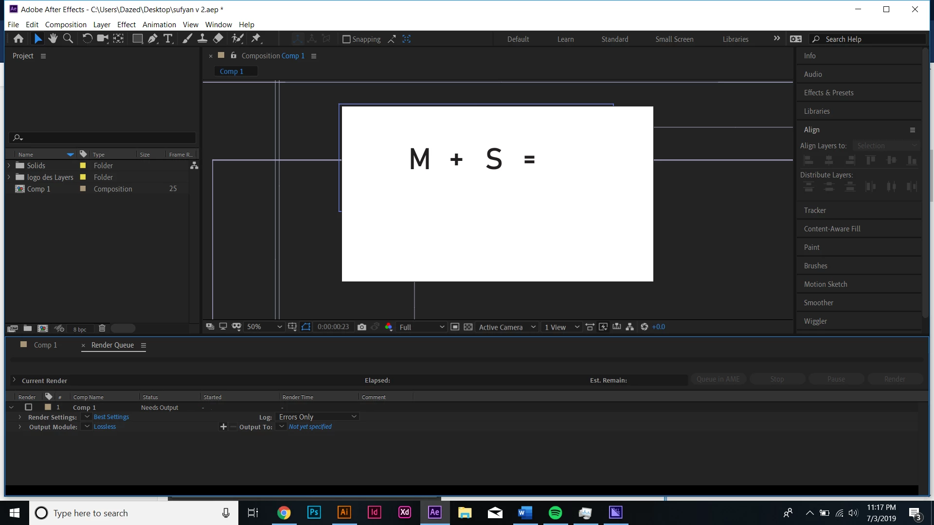 After Effects Render Issue | Community