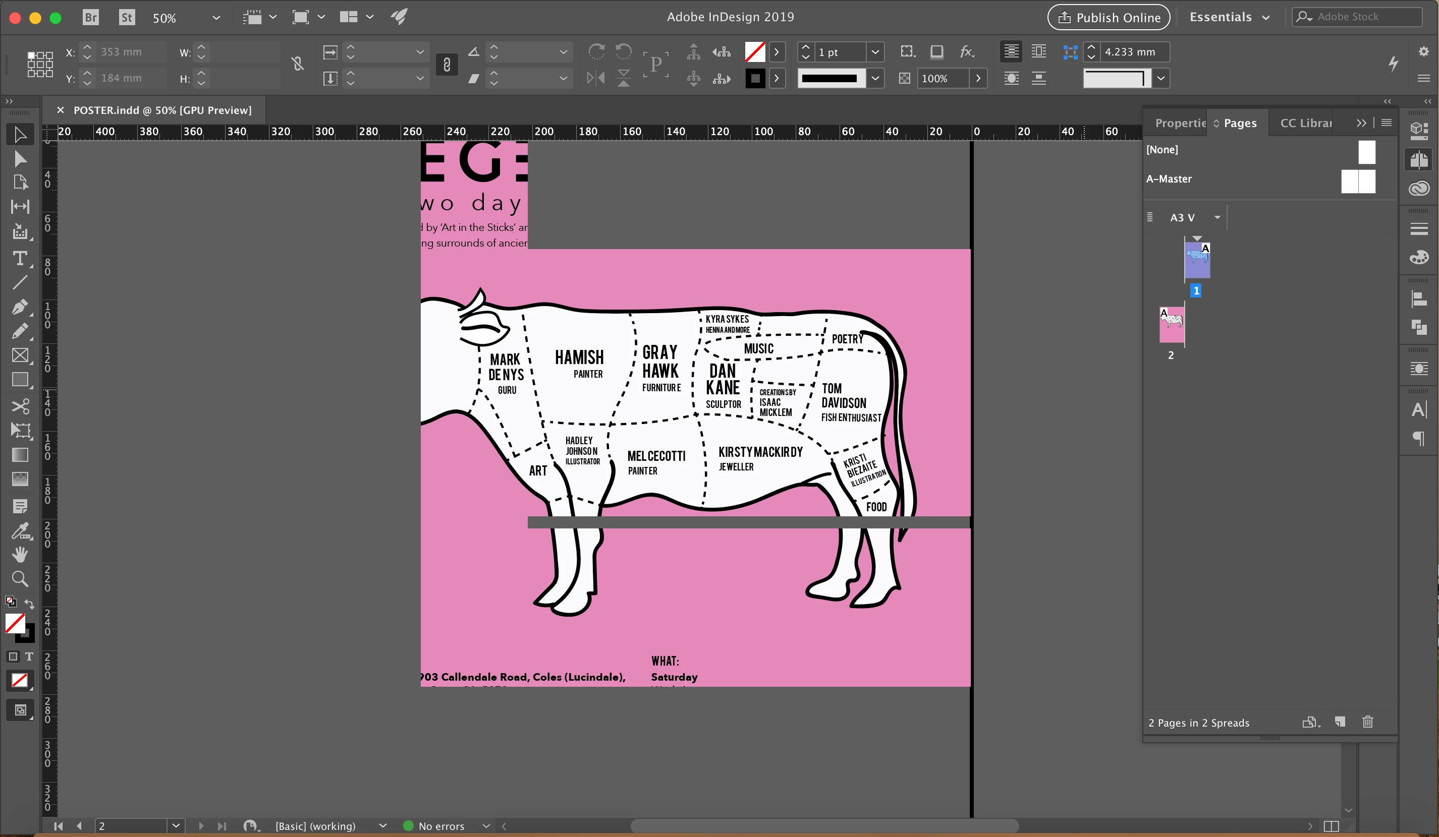 Unexplained grey squares/lines/shapes in one particular InDesign file ...