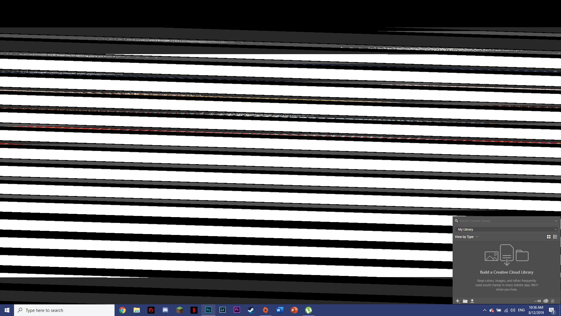 Zigzag? [Monitor display corrupted] | Community