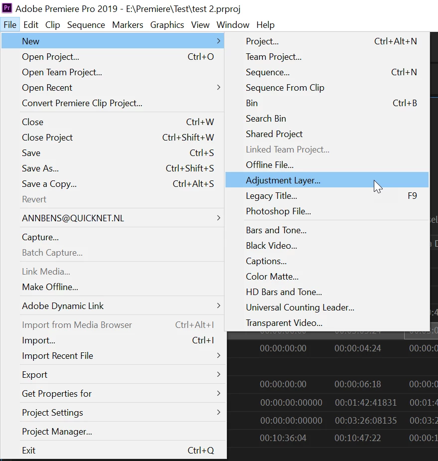 I can't put Adjustment layer | Community