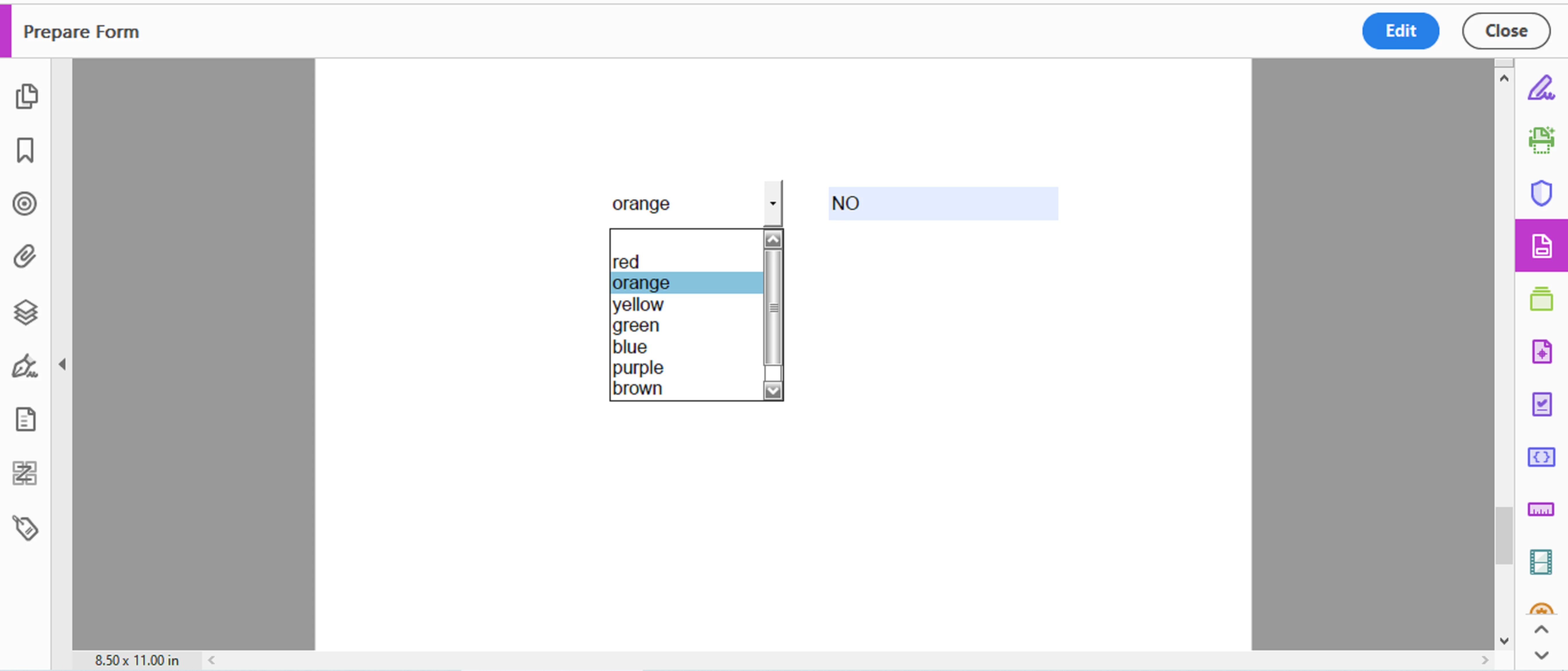 Drop-down selection returns an entry in a text field | Community