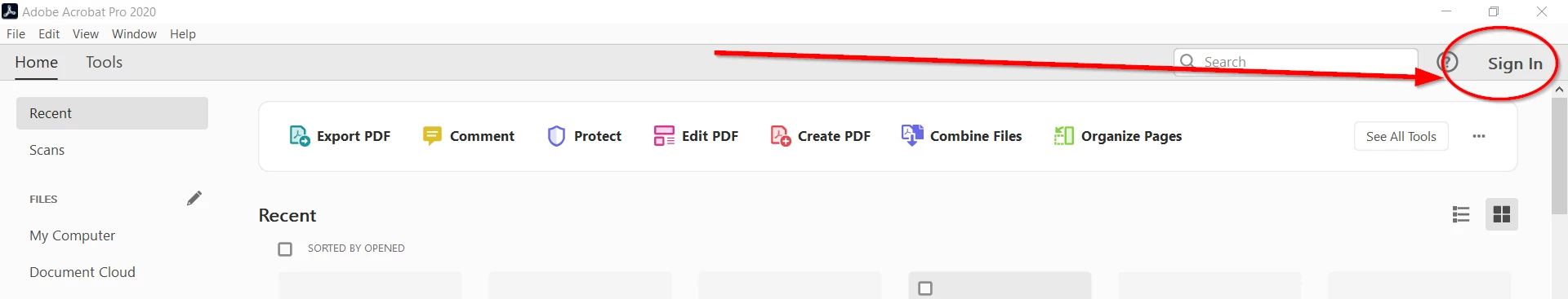 Acrobat Pro desktop version sign in problem | Community