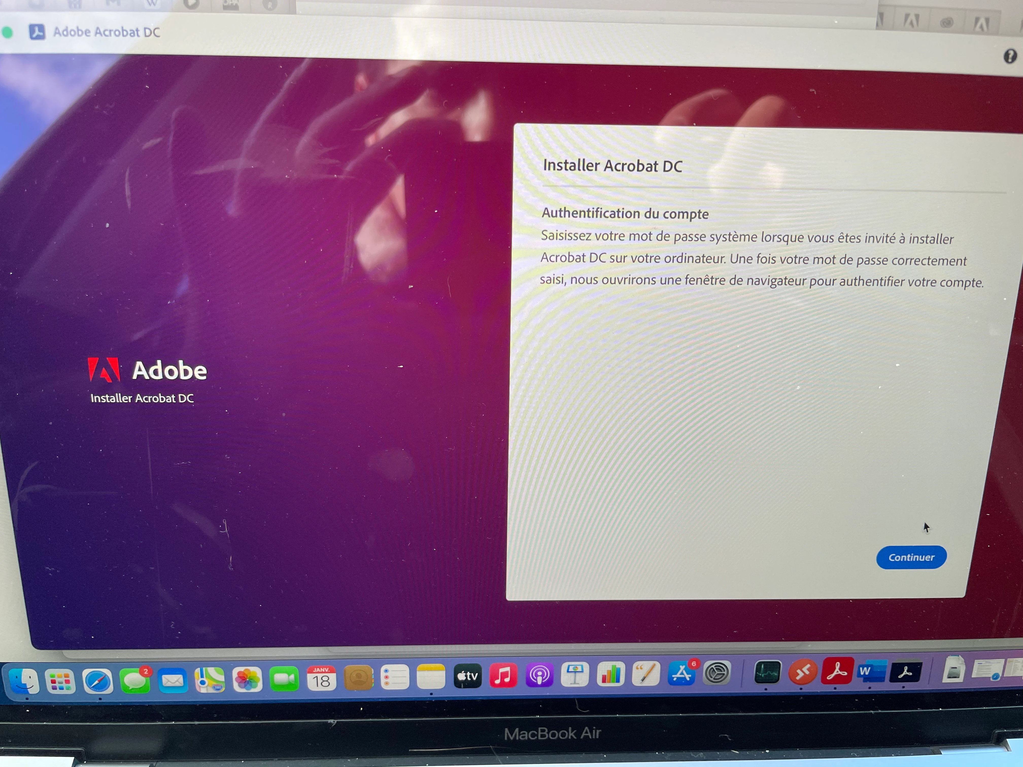 Registration to install Adobe Acrobat DC Pro | Community