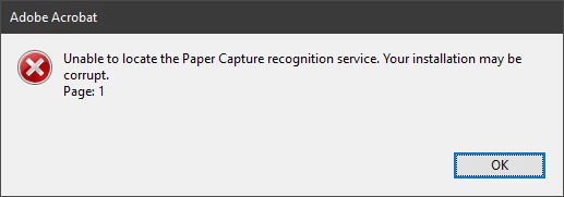 Acrobat Pro DC - Errors Trying to Create Form | Community
