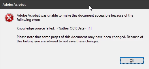 Creating Pdf Error Acrobat Pro DC - Errors Trying to Create Form | Community
