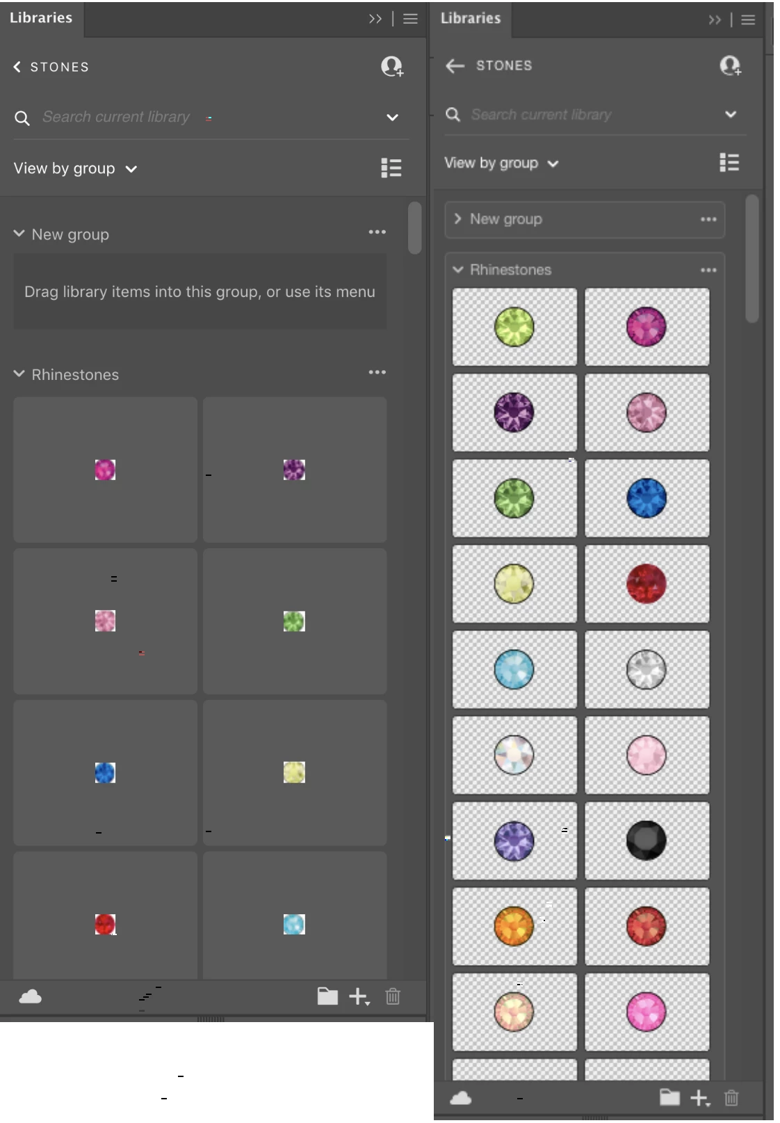 CC libraries Thumbnails CC 25.2.1 | Community