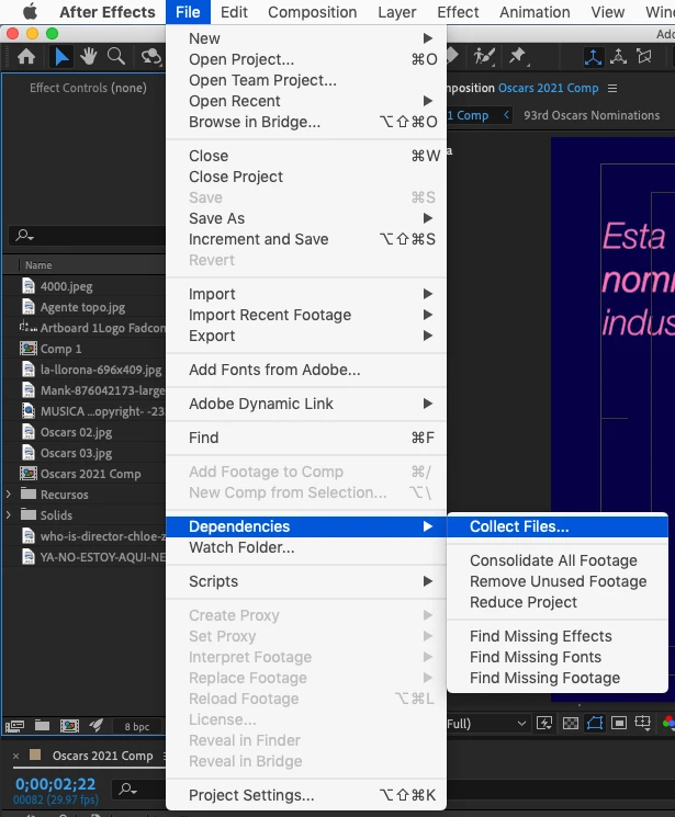 How do you back up or duplicate a project in After Effects? | Community