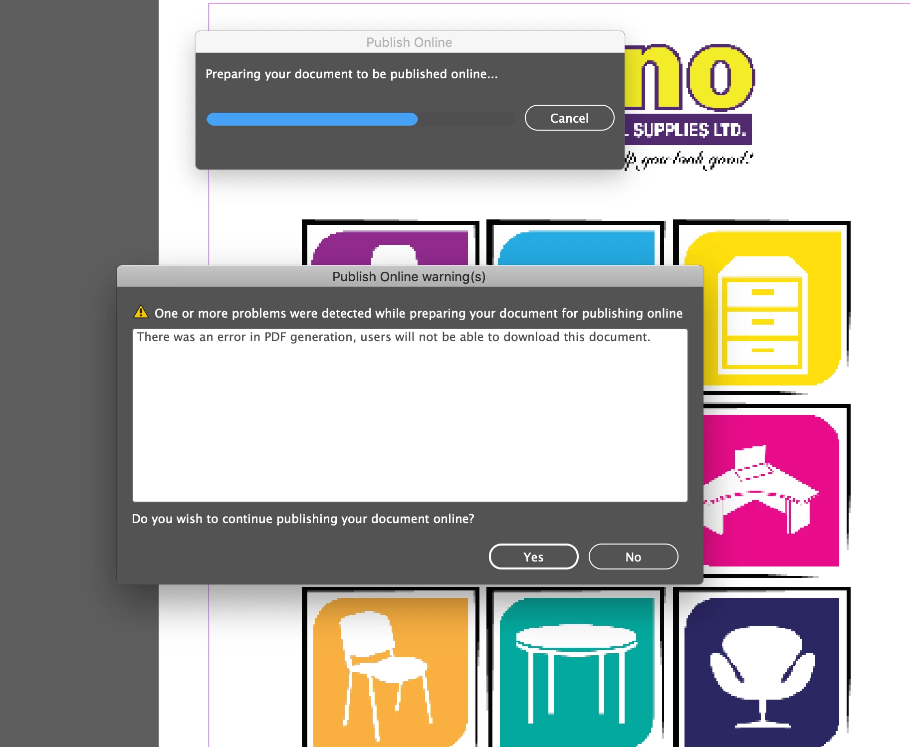 Preparing document to be published online error in Indesign | Community