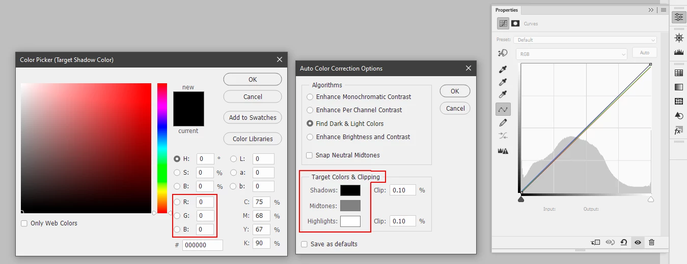 Need help with Auto Color Correction Options | Community