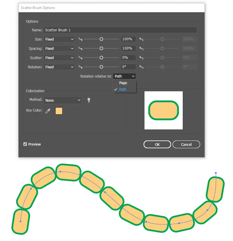 Align non-symmetrical objects to path | Community